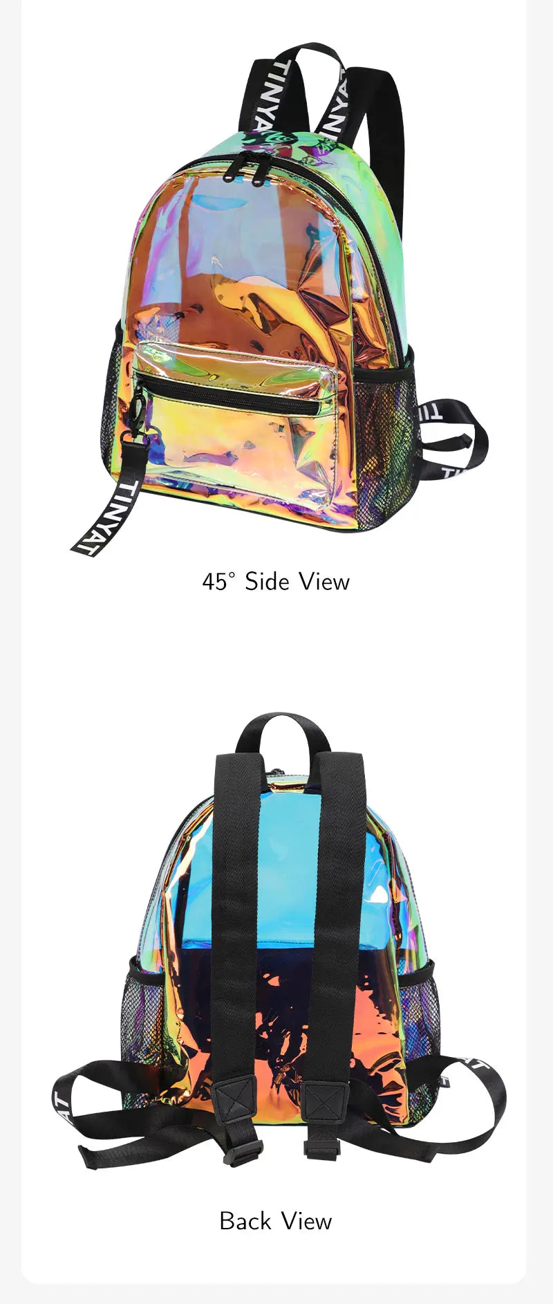 Clear PVC Backpack for Women – Water-Resistant & Festival Ready