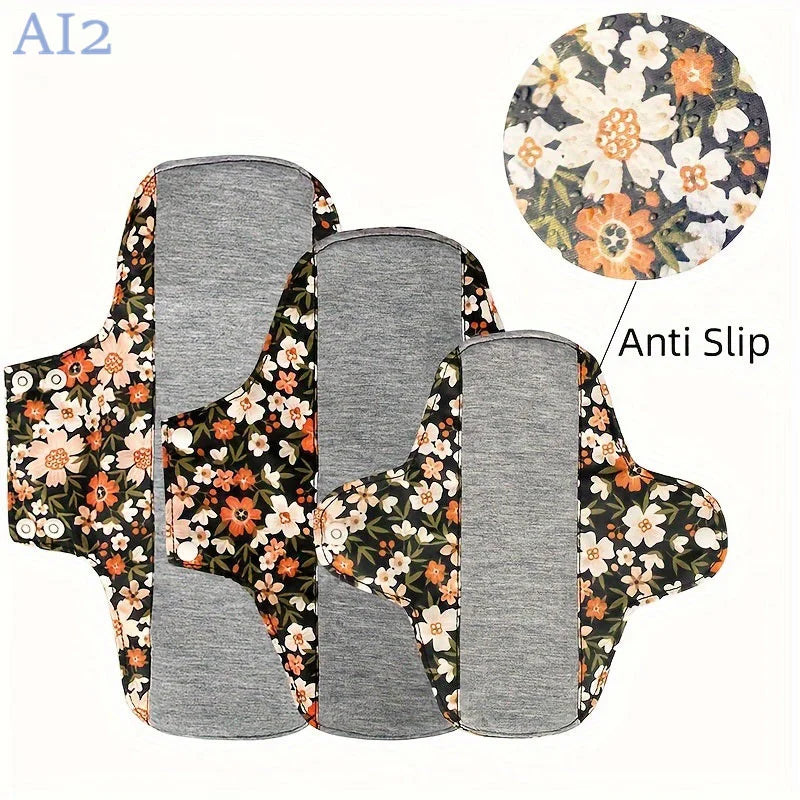 Reusable Graphene Sanitary Pads – 3-Pack (18cm, 23cm, 28cm)