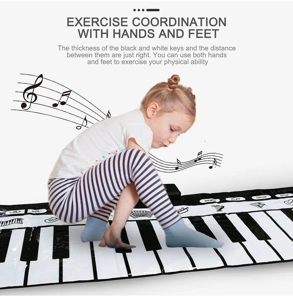Interactive Musical Piano Play Mat for Kids