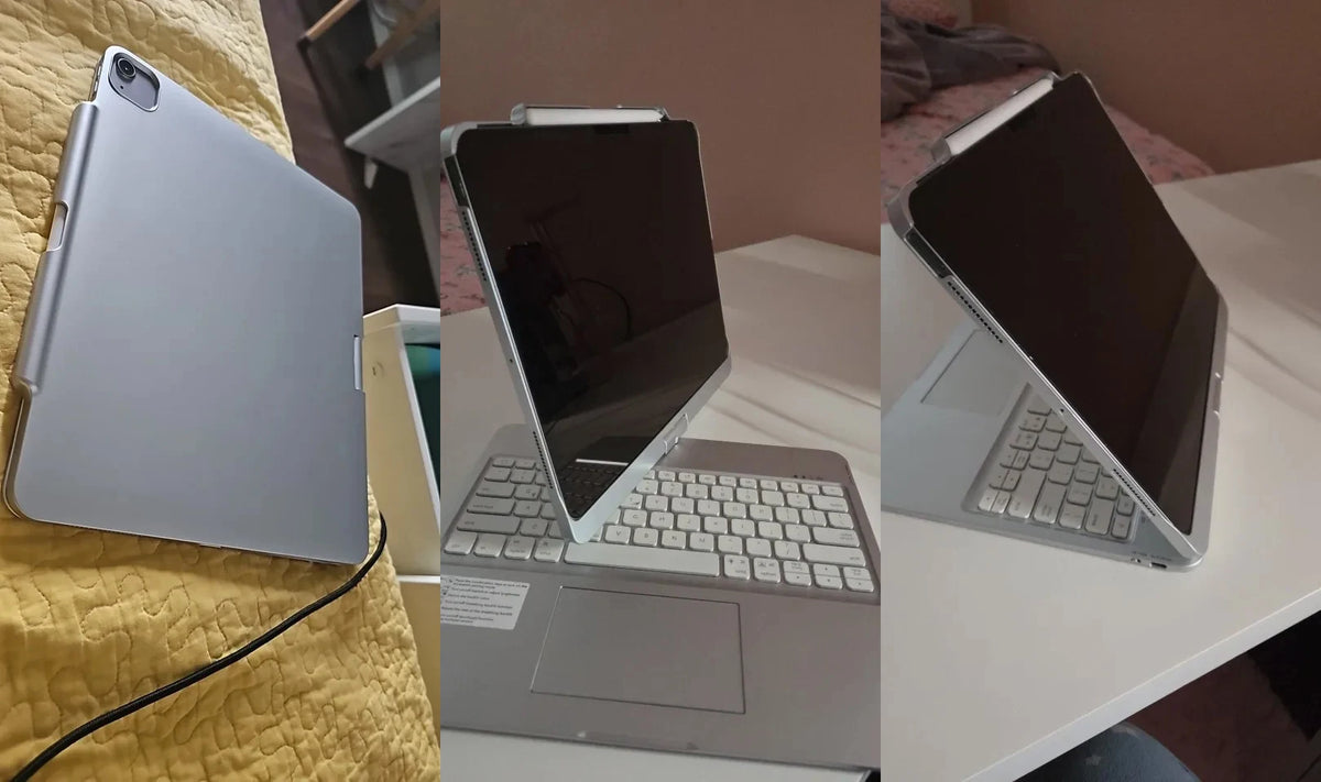 360° Rotating iPad Keyboard Case with Touchpad