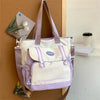Everyday Nylon Tote Bag with Crossbody Strap