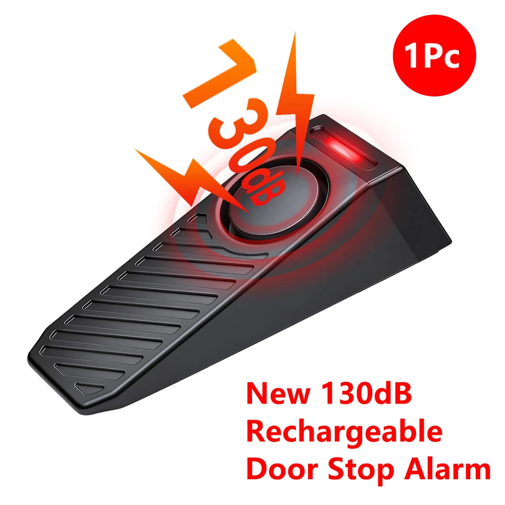 Portable Door Stop Alarm with 120dB Siren