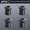 Four pieces of double chainring bolts, 10.5mm, made from titanium alloy.