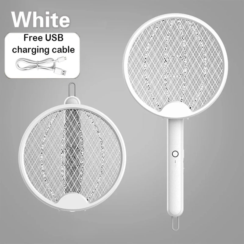 Foldable USB Rechargeable Electric Bug Zapper with UV Light Trap