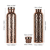800ml Hammer-Finish Stainless Steel Water Bottle