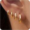 Classic Stainless Steel Hoop Earrings