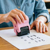 4-in-1 Math Roller Stamp Set – Addition, Subtraction, Multiplication & Division Practice