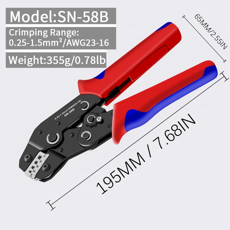 Precision Crimping Tool for Electrical Terminals