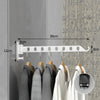 Wall-Mounted Foldable Clothes Drying Rack