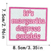 Embroidered Iron-On Patch with Cute Emblem Design