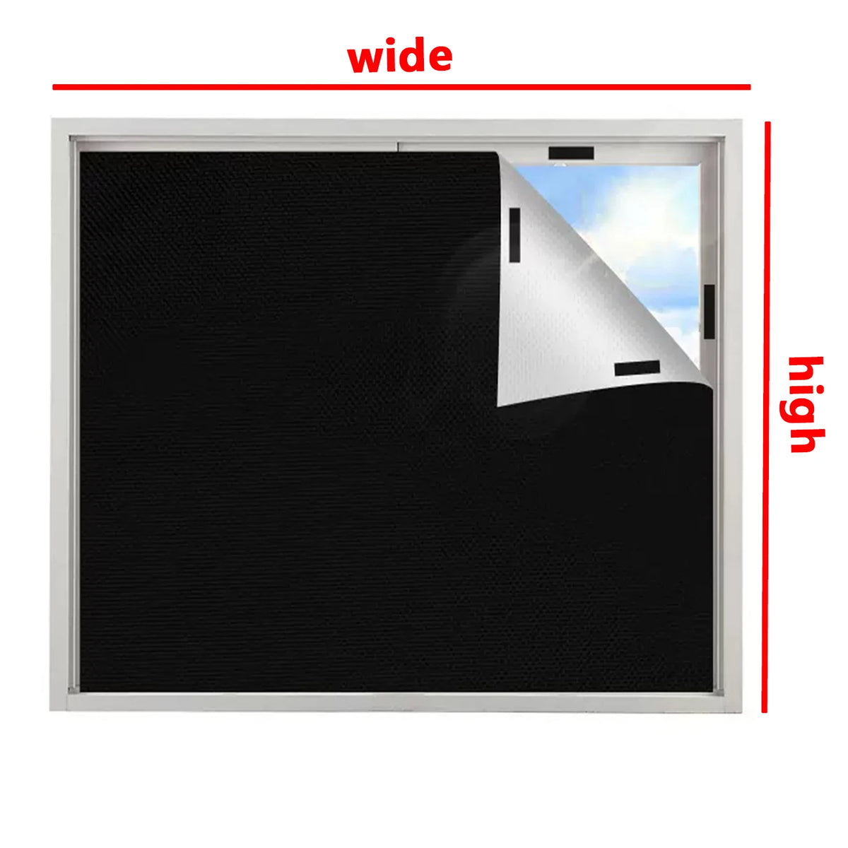 No-Drill Self-Adhesive Blackout Curtain