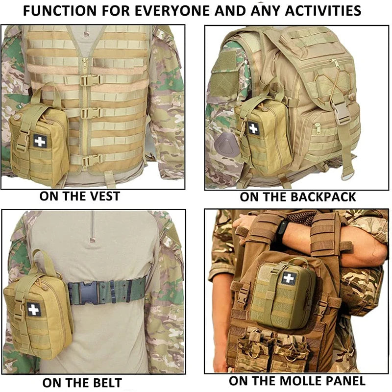 Tactical MOLLE First Aid Medical Pouch