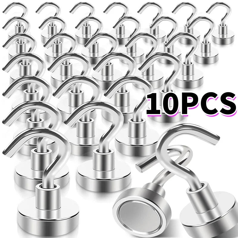 Heavy Duty Neodymium Magnet Hooks for Secure Hanging
