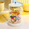 Rotating Jewelry Organizer with Clear Display Tiers