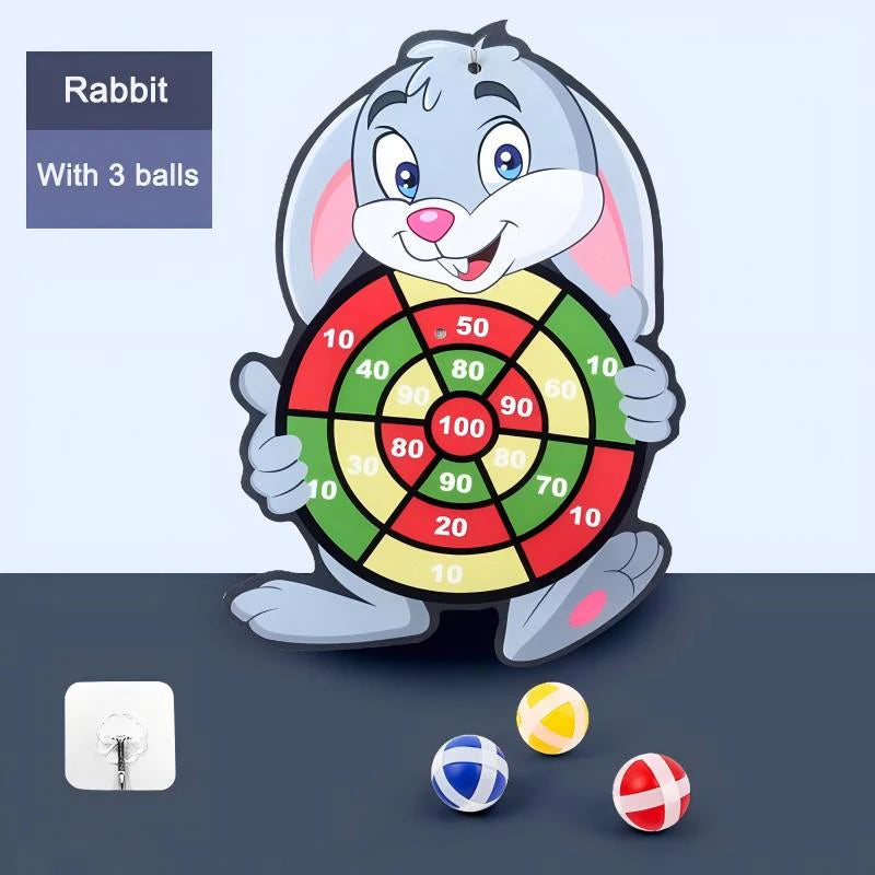 Sticky Ball Dart Board Set for Kids