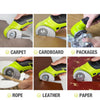 Cordless Electric Scissors – Lightweight Rotary Cutter for Cardboard, Carpet & More