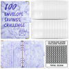 Marble A5 Savings Challenge Binder with 100 Cash Envelopes