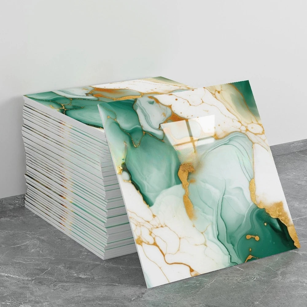 Waterproof Marble Peel and Stick Wall Tiles