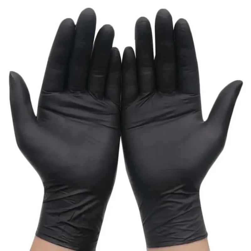 Black Nitrile Disposable Gloves – Latex-Free, Multi-Purpose