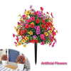 Gänseblümchen- und Eukalyptus-Kunstblumen-Arrangement – Innen- und Außenbereich-Dekoration
