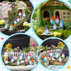 Mini Resin Gnome Figurines (Set of 10)