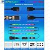 Smart RGB LED Strip Lights with Music Sync & App Control