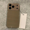 Slim Shockproof Hard Case for iPhone with Tempered Glass Lens Protector