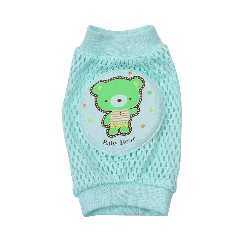 Soft Cotton Baby Knee Pads for Crawling