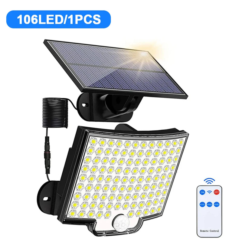 Projecteur solaire à détection de mouvement