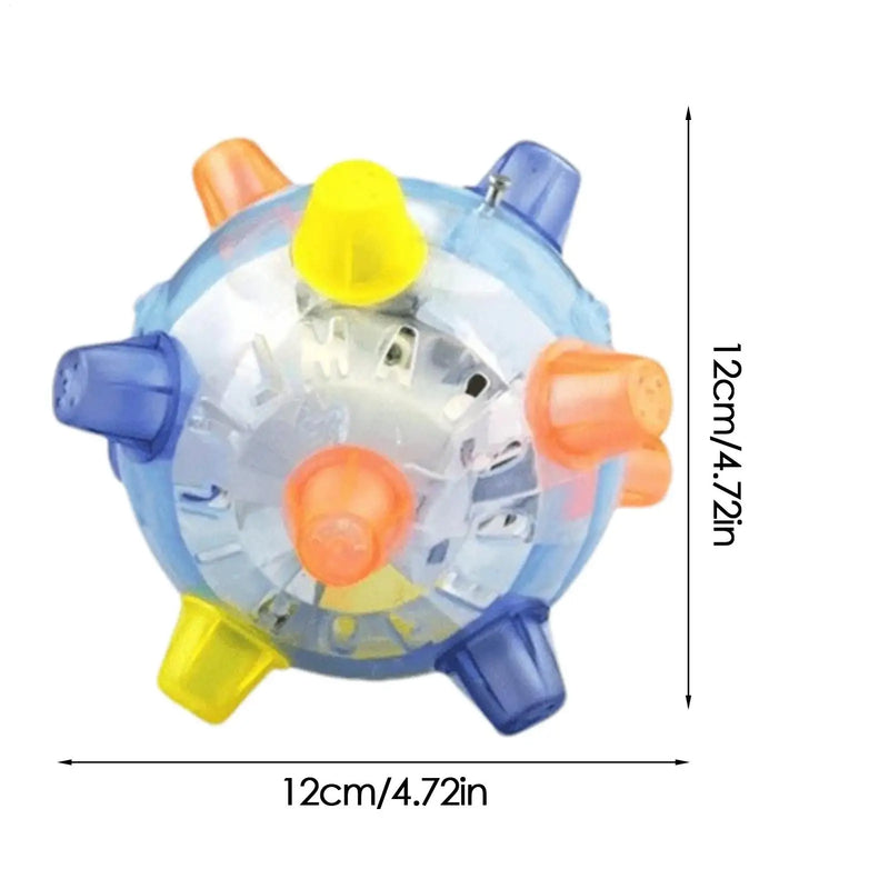 Interactive Auto-Bouncing Dog Ball with Lights & Sound