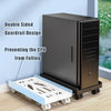 Adjustable Mobile CPU Tower Stand with Wheels
