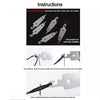 Stainless Steel Sewing Needle Set with Large Eye Design