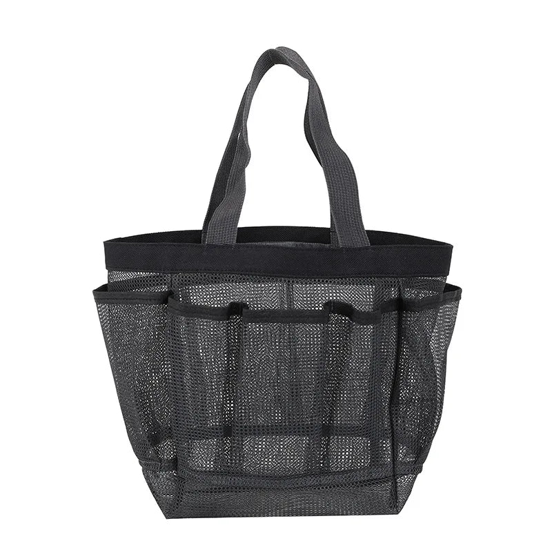 Waterproof Mesh Beach Tote with 8 Pockets