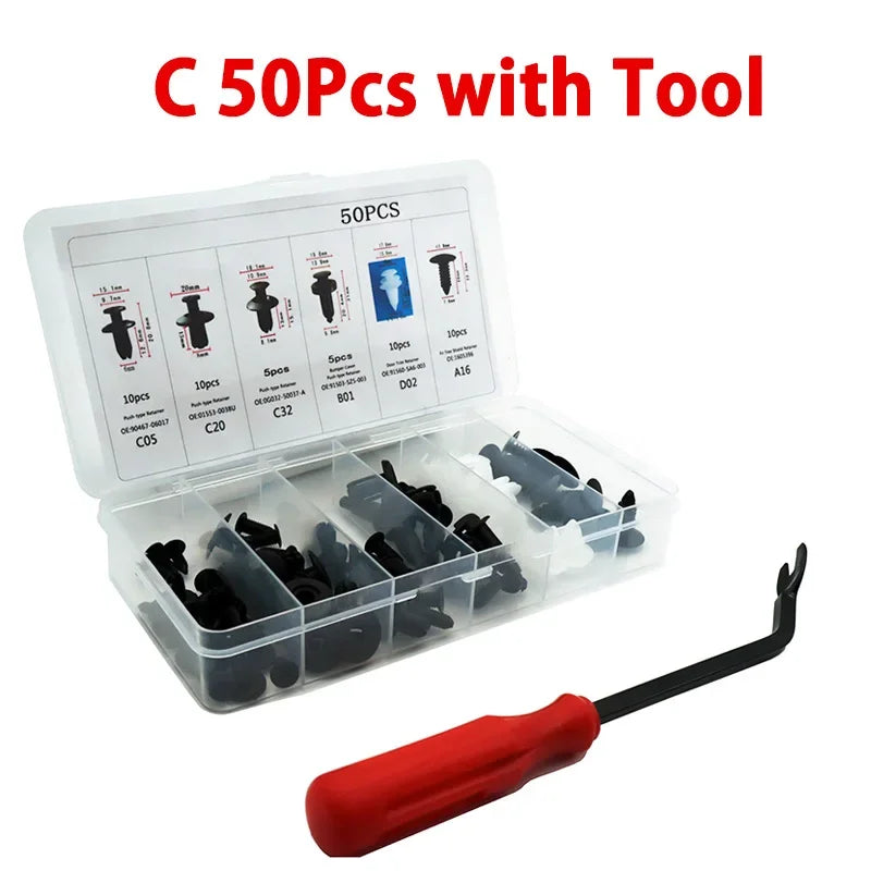 Versatile Automotive Clip and Fastener Assortment Kit