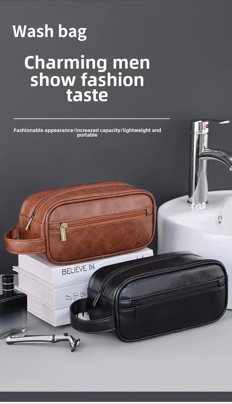 Waterproof Hanging Toiletry Bag with Multiple Compartments