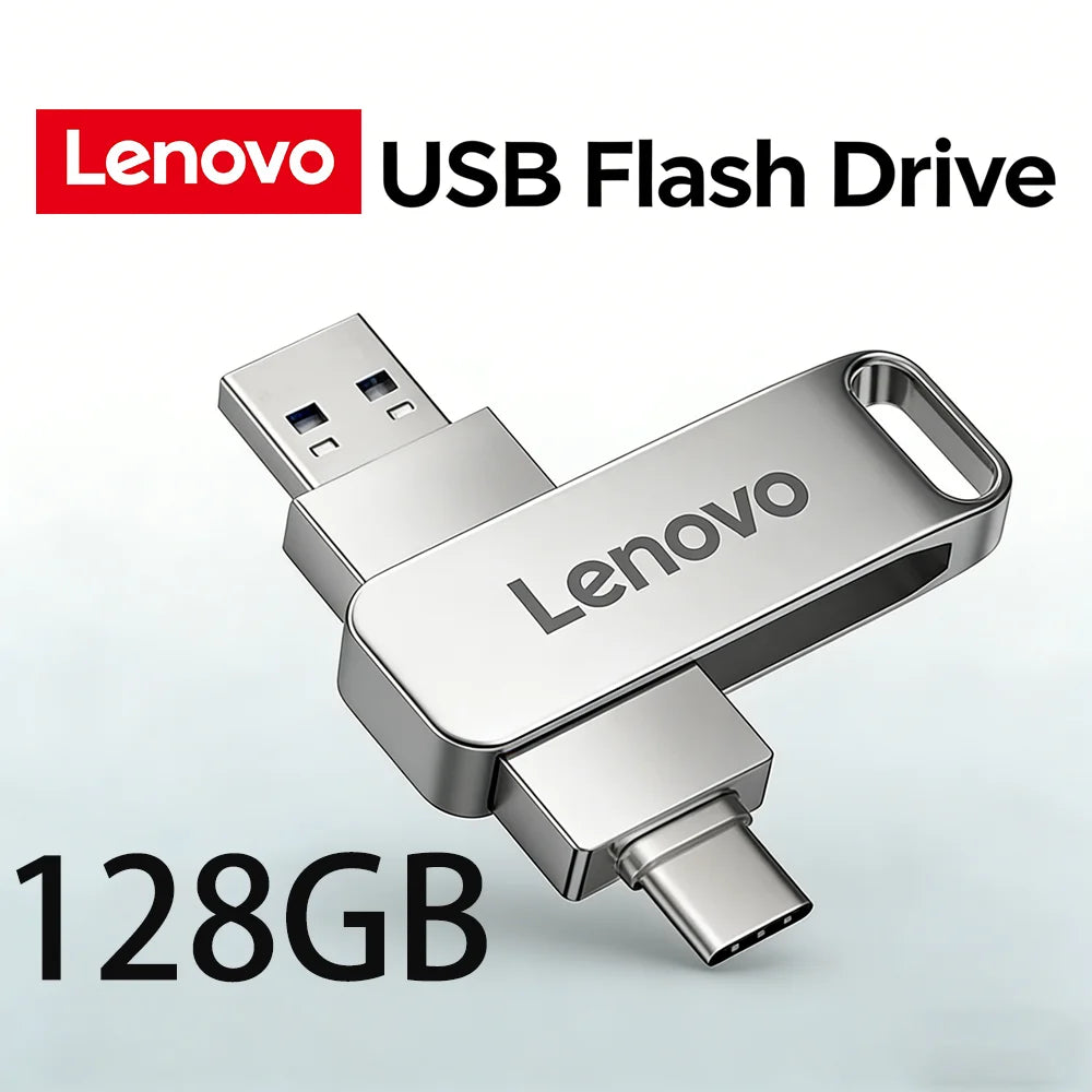 Lenovo USB 3.2 Flash Drive – High-Speed Metal Storage