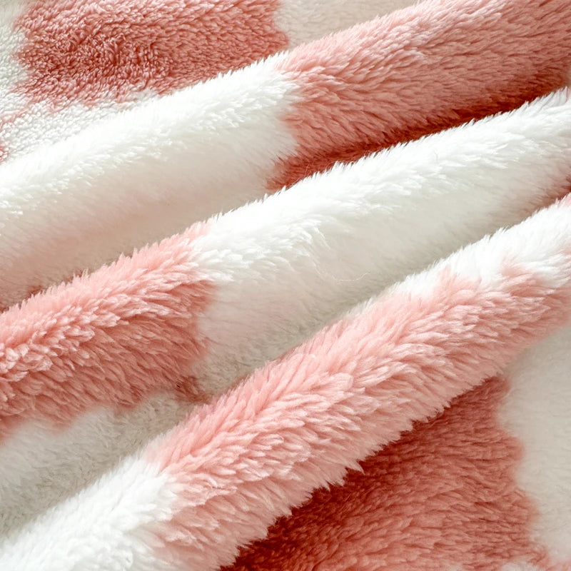 Panda Flannel Throw Blanket - Soft Plush Cover for Couch, Bed & Travel