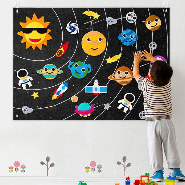 Farm Animals Felt Story Board Wall Decor