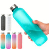 Botella de Agua Deportiva con Gradiente y Marcas de Medición