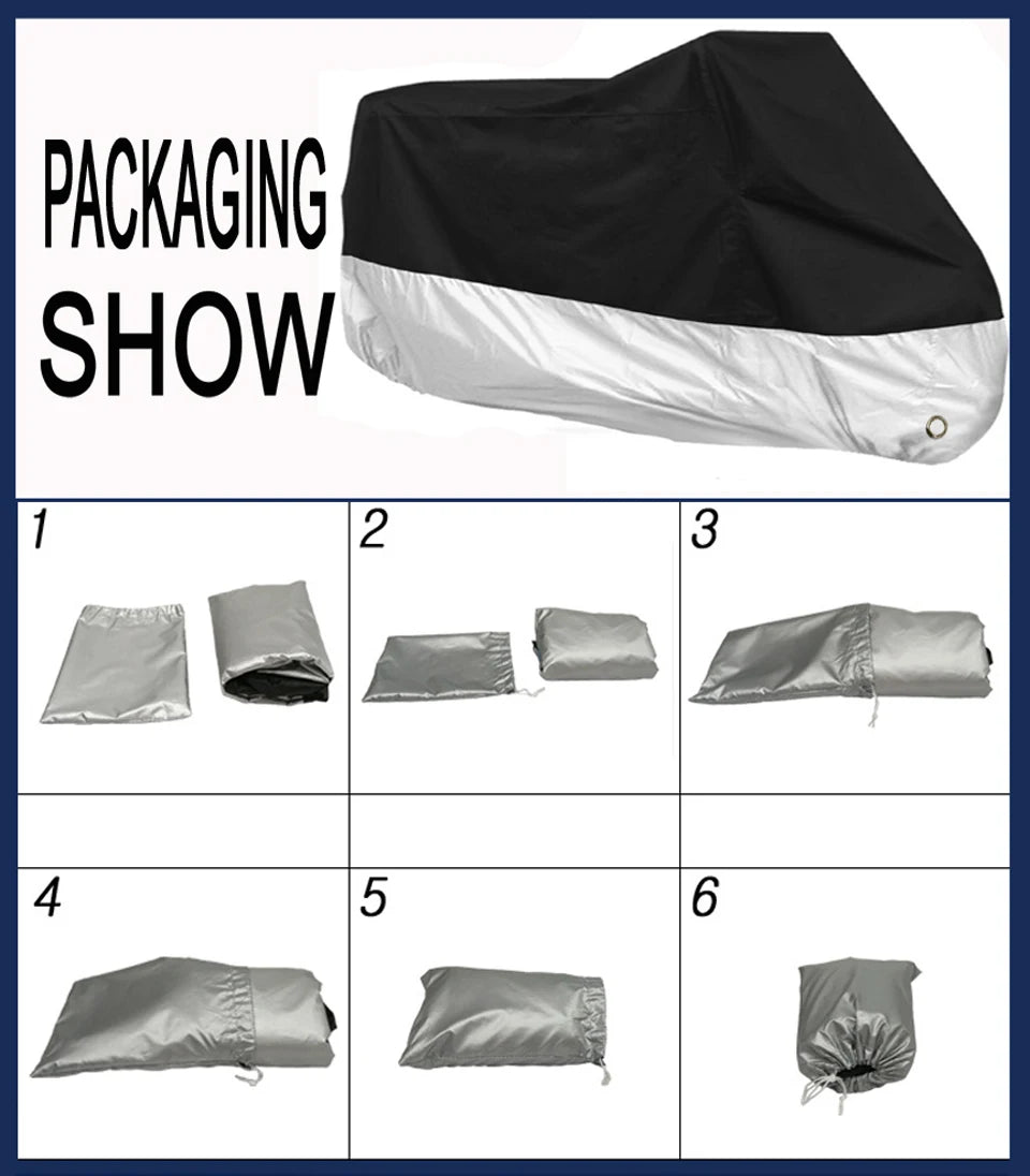 All-Season Motorcycle & Scooter Cover with UV Protection