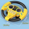 Interactive Toy Steering Wheel with Sound for Kids