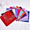 Paisley Bandana Square Scarf – 55cm Cotton Blend for Men and Women