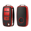 TPU Leather Car Key Case Cover for VW Volkswagen Models