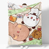 Cozy Cartoon Flannel Throw Blanket for Kids and Sofa