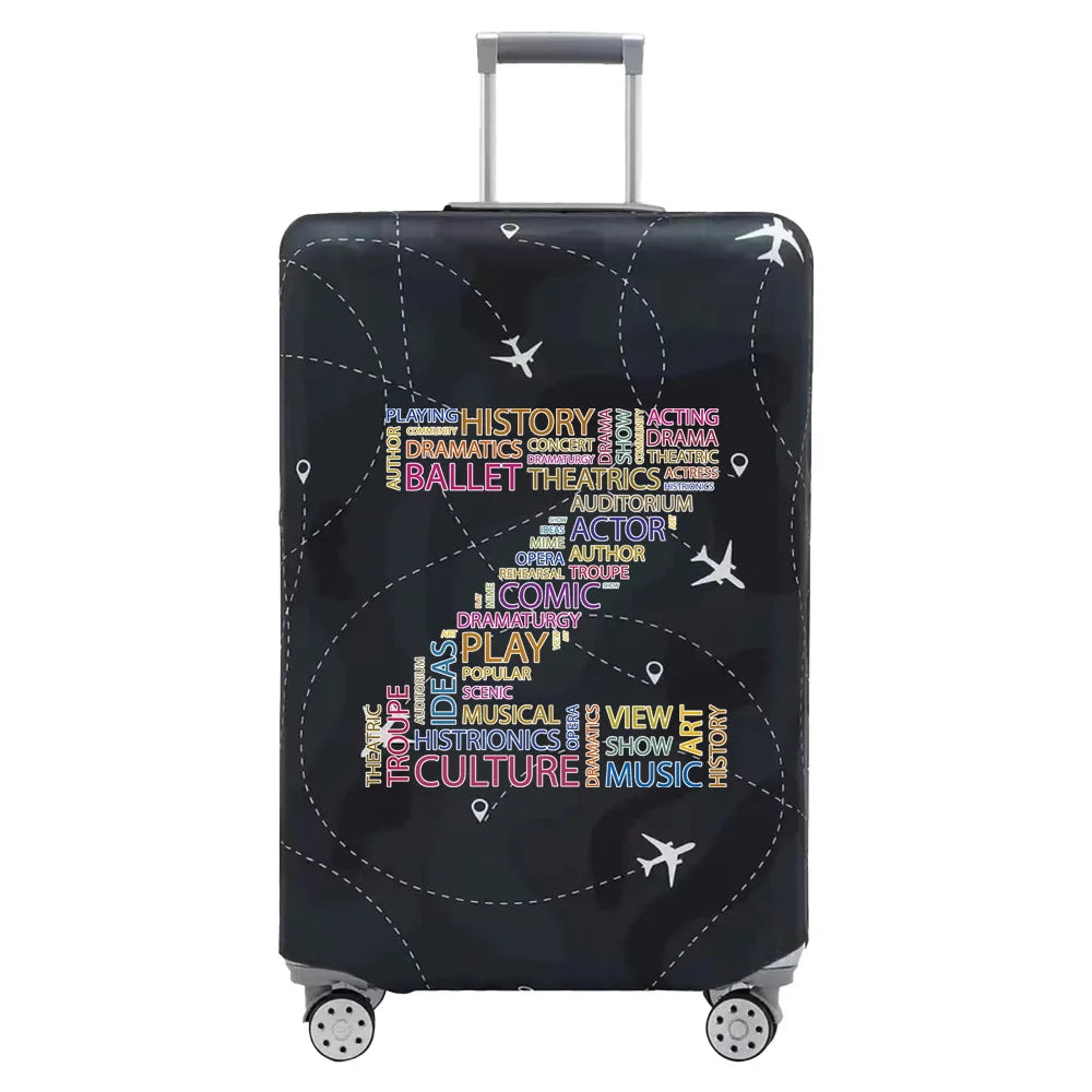 Stretch Fabric Luggage Cover for Suitcases (18-32 Inch)