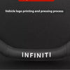 Carbon Fiber Leather Steering Wheel Cover for Infiniti Models