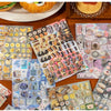 Y2K Aesthetic Sticker Book - 30 Sheets of Kawaii Japanese Stationery Decals