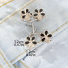 Floral Waist Tightener Buttons – No-Sew Pants Clips