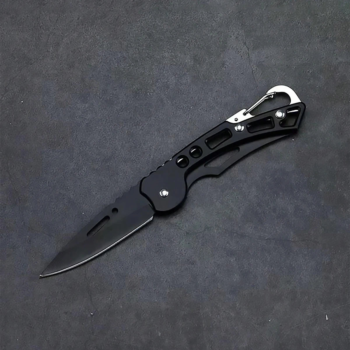 Stainless Steel Folding Knife Set with Compact Design