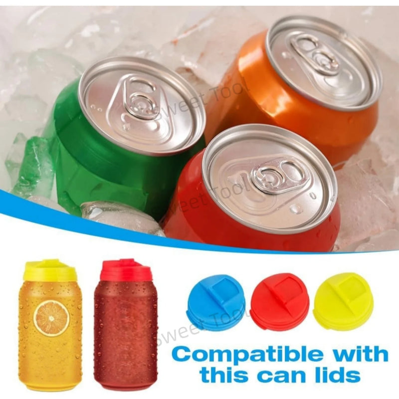 Reusable Silicone Can Covers (6-Pack)